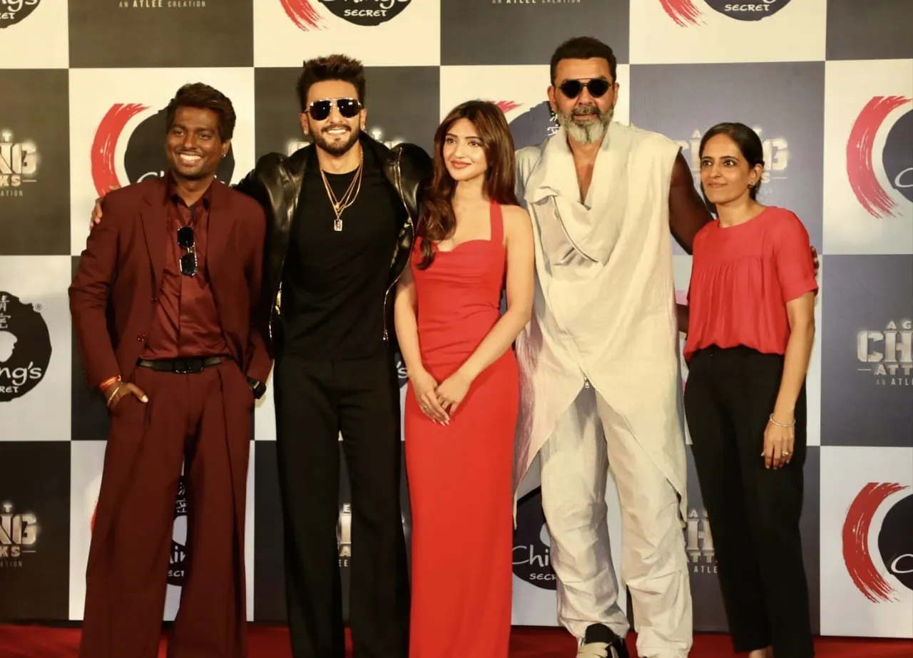 Atlee Ranveer Singh Sreeleela Bobby Deol Chings Event