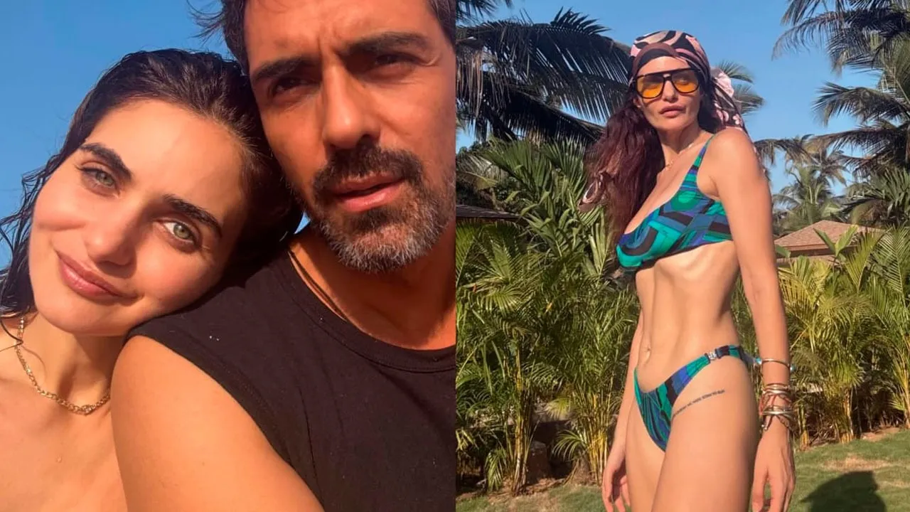 Arjun Rampal Gabriella Demetriades