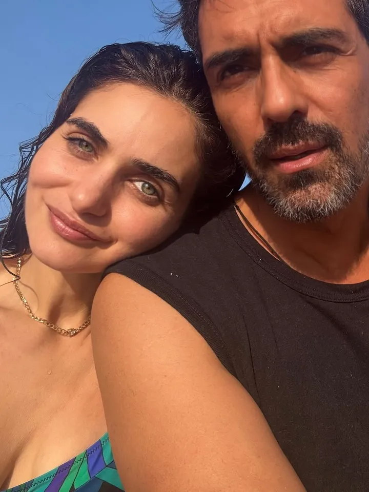 Arjun Rampal Gabriella Demetriades