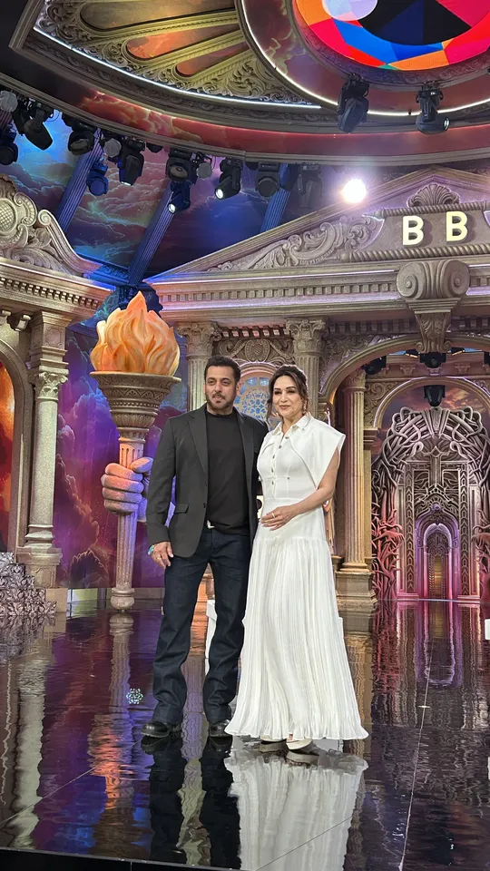 Salman Khan Madhuri Dixit bigg Boss 19