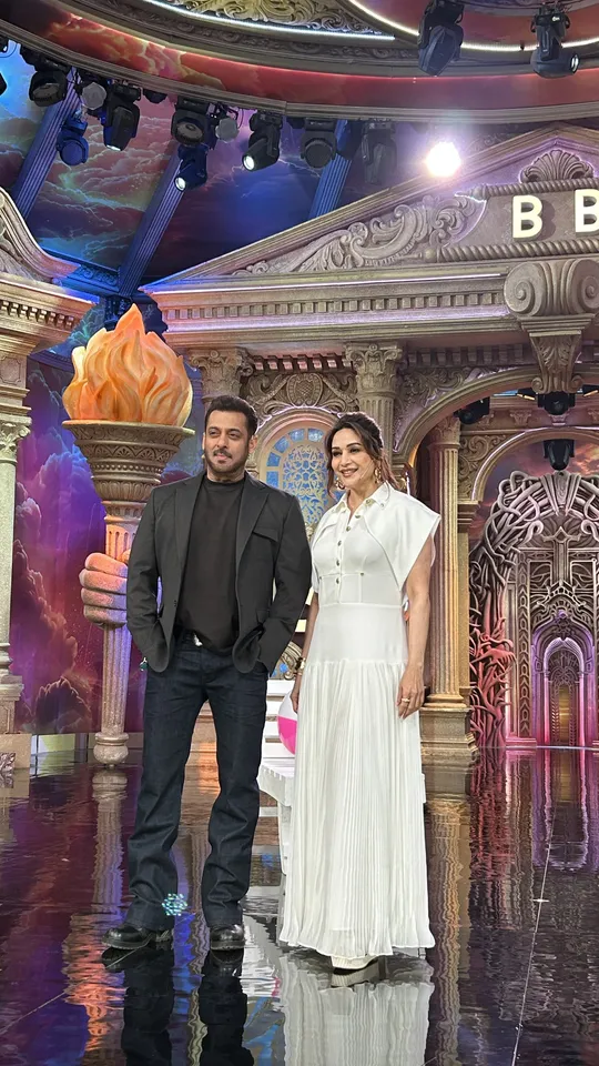 Salman Khan Madhuri Dixit bigg Boss 19