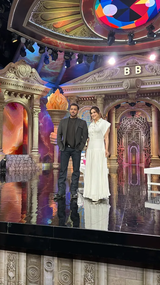Salman Khan Madhuri Dixit bigg Boss 19