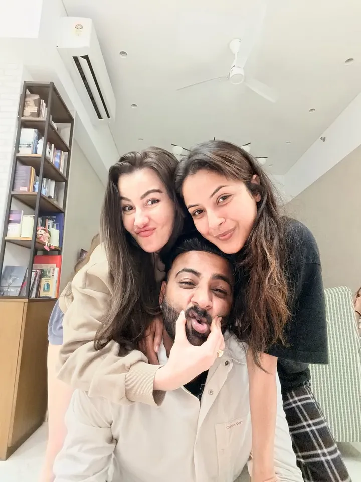 Shehnaaz Gill Giorgia Andriani Shehbaz Badesha