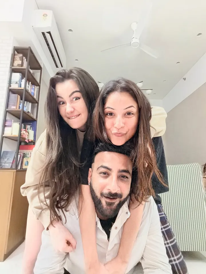 Shehnaaz Gill Giorgia Andriani Shehbaz Badesha