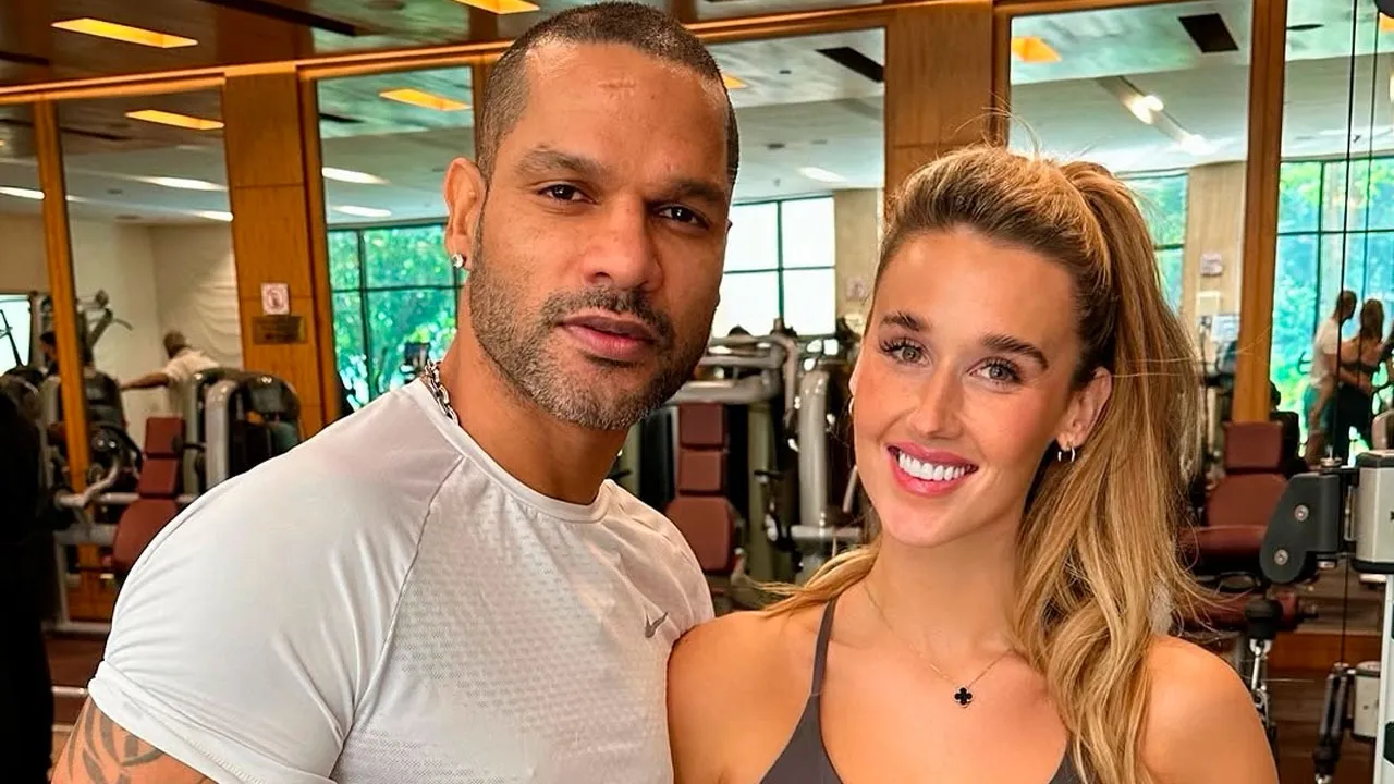 Shikhar Dhawan Sophie Shine