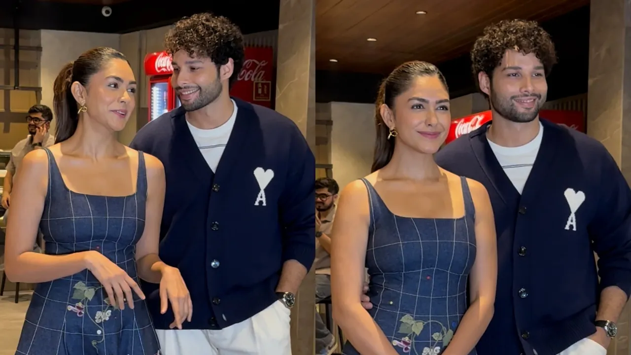 Mrunal Thakur Siddhant Chaturvedi