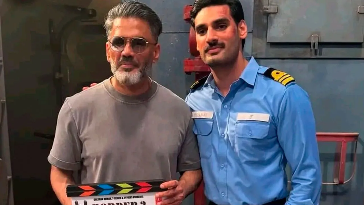 Suniel Shetty Ahan Shetty