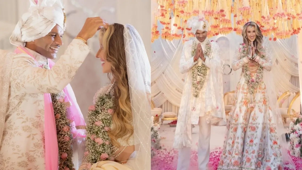 Shikhar Dhawan Sophie Shine