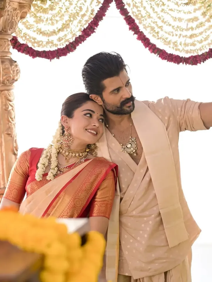 Rashmika Mandanna Vijay Deverakonda Satyanarayan Vratam Pooja