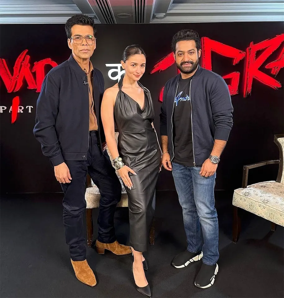 karan Johar Alia Bhatt Jr NTR