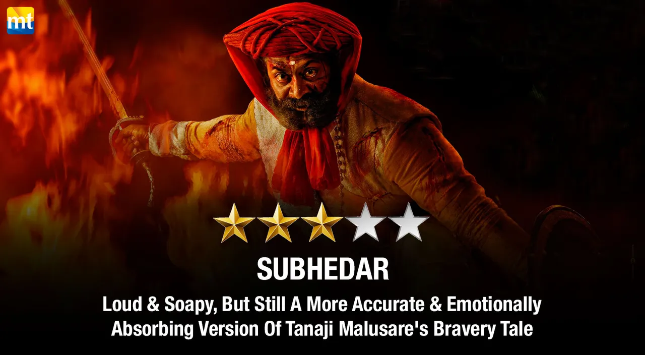 Subhedar Review - Loud & Soapy, But Still A More Accurate & Emotionally Absorbing Version Of Tanaji Malusare's Bravery Tale