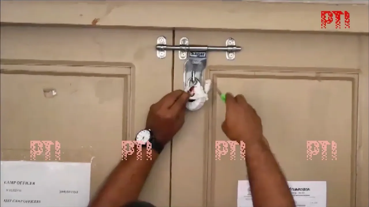 Vote counting strong room