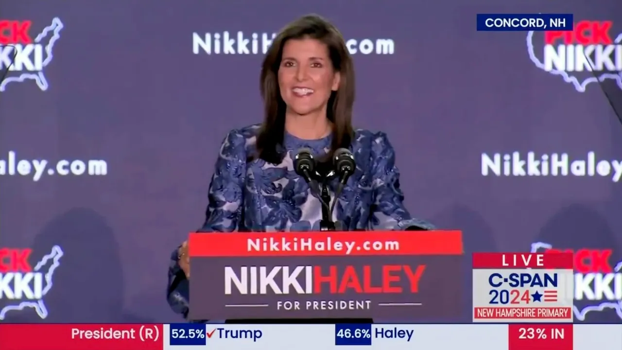 Nikki Haley in Concord, New Hampshire