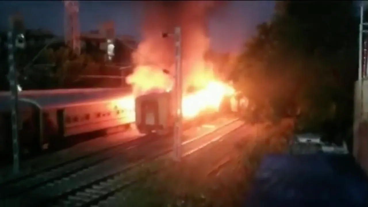 Madurai train fire