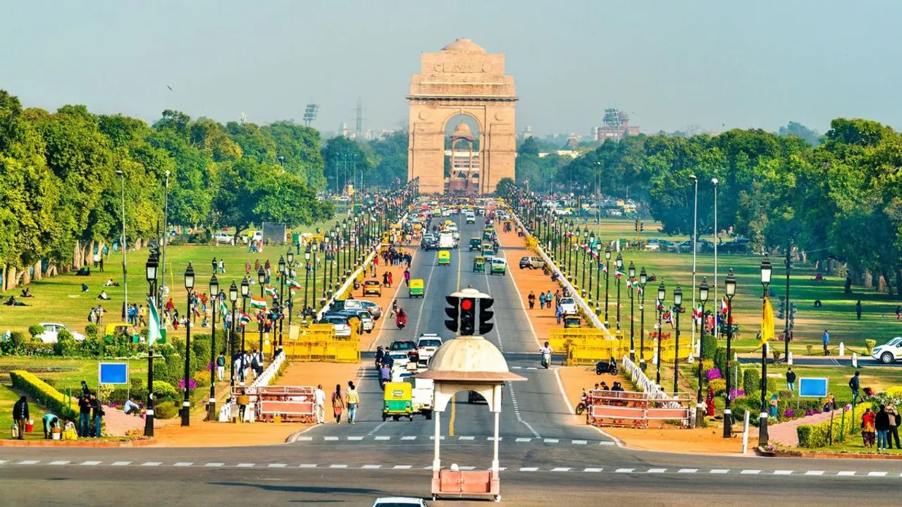Delhi weather sunny morning