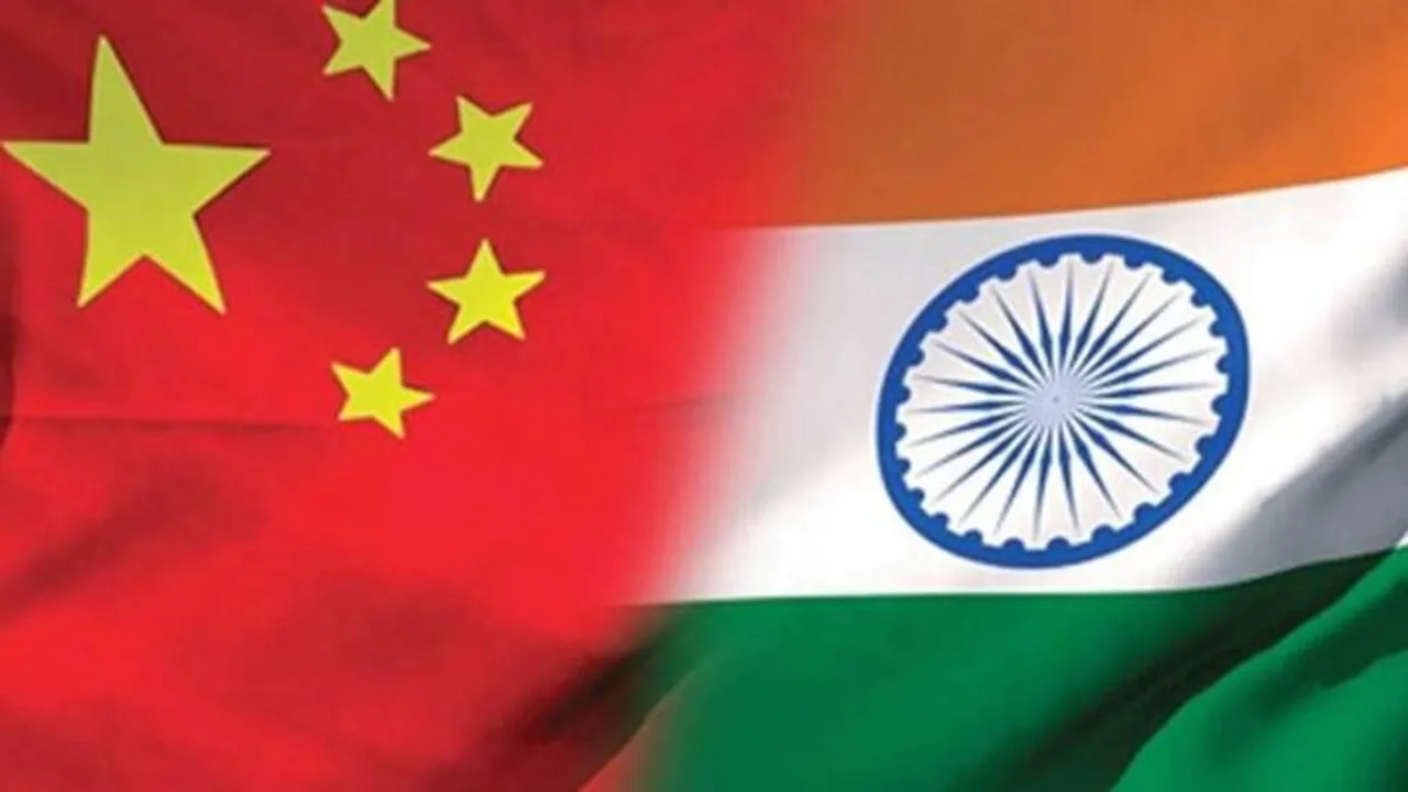 India China Flag