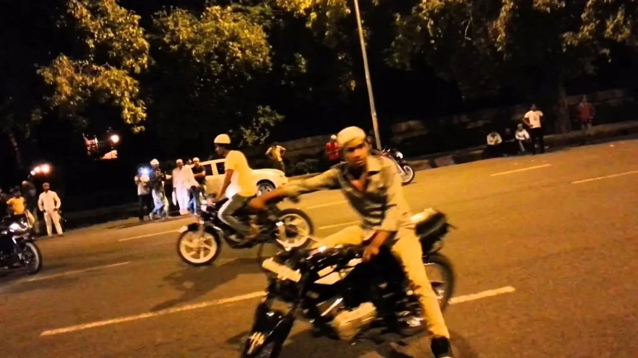 stunt bikers shab-e-barat