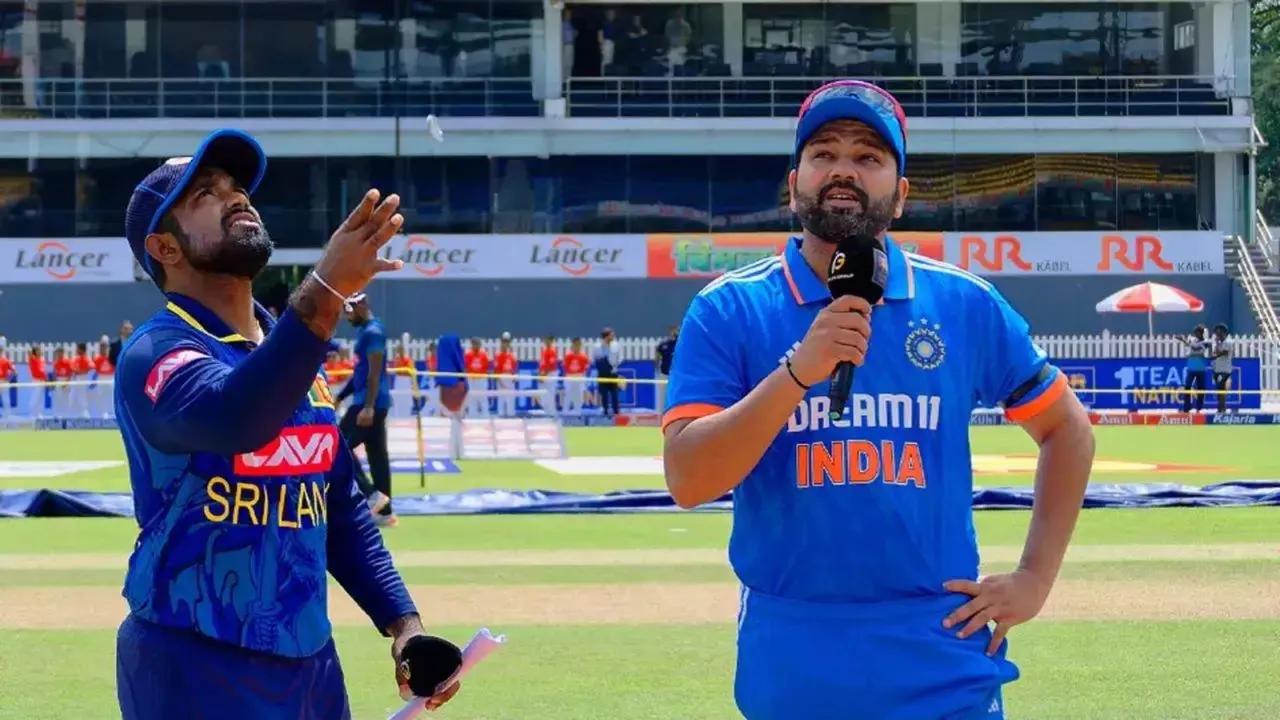 India vs Sri Lanka Toss Rohit Sharma