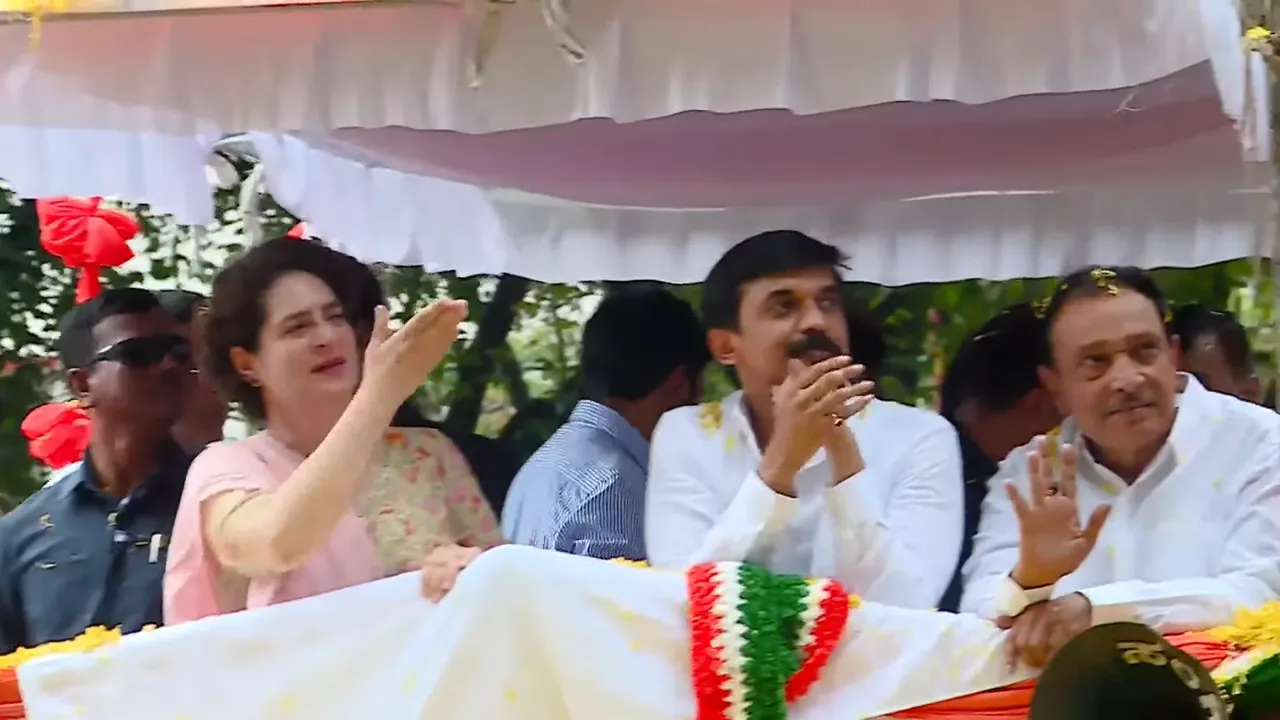 LIVE_ Smt. Priyanka Gandhi Vadra Congress Vijayanagar Karnataka