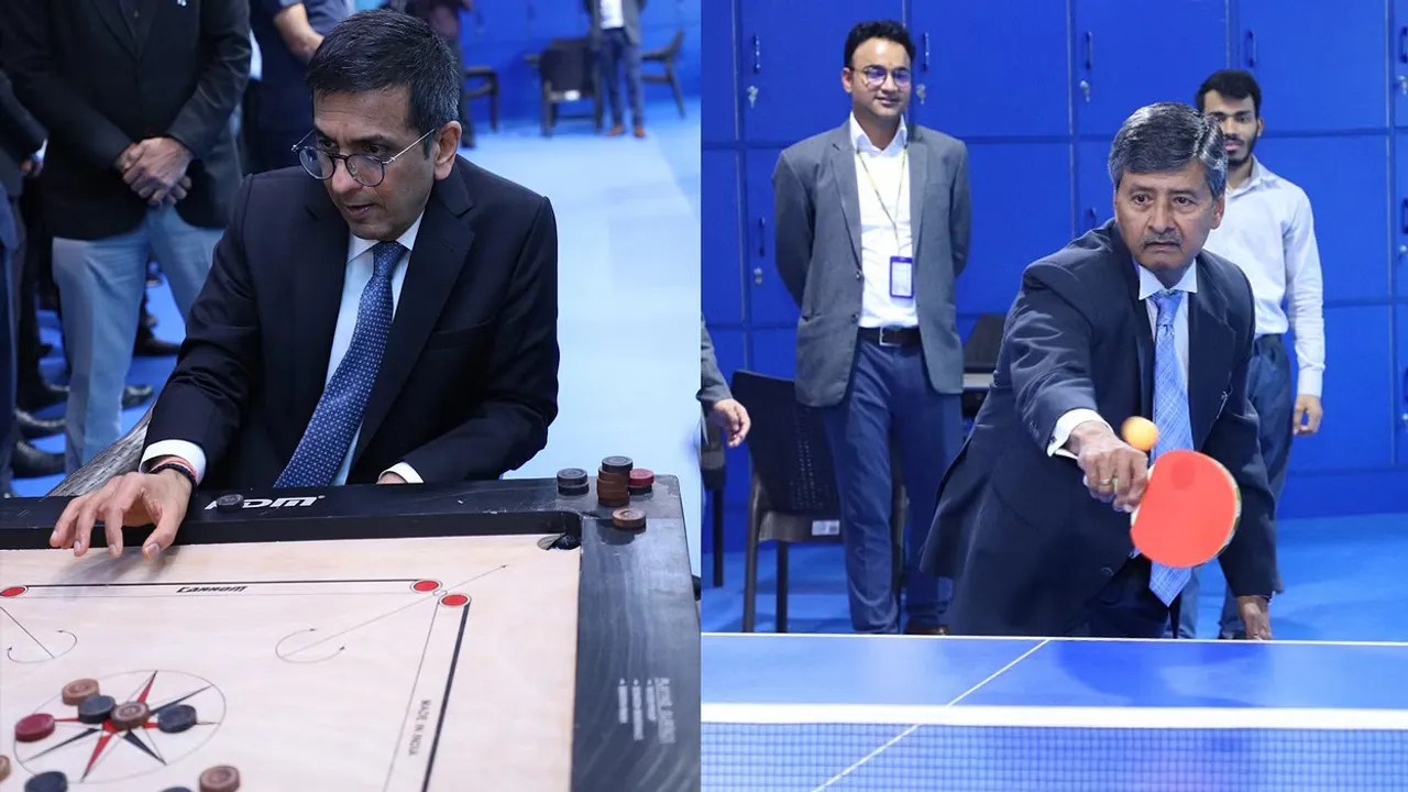 Supreme Court DY Chandrachud recreation