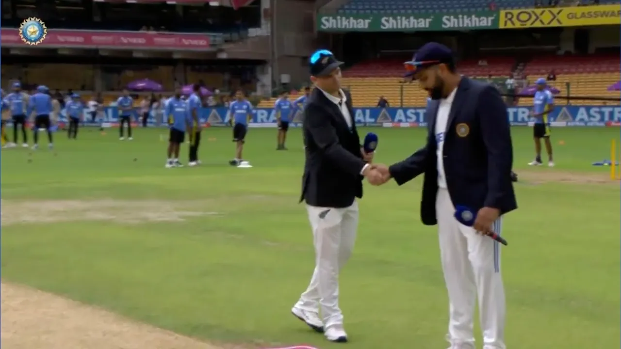 India vs NZ test toss