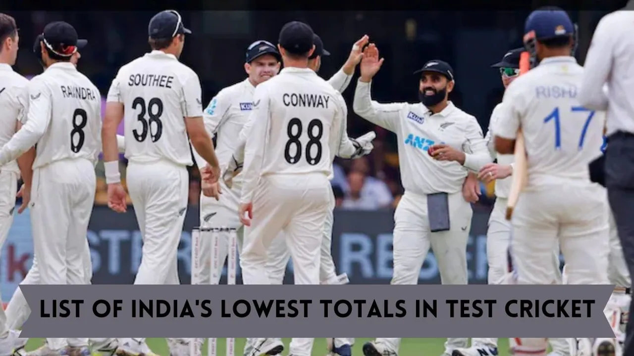 List of India's lowest totals in Test cricket