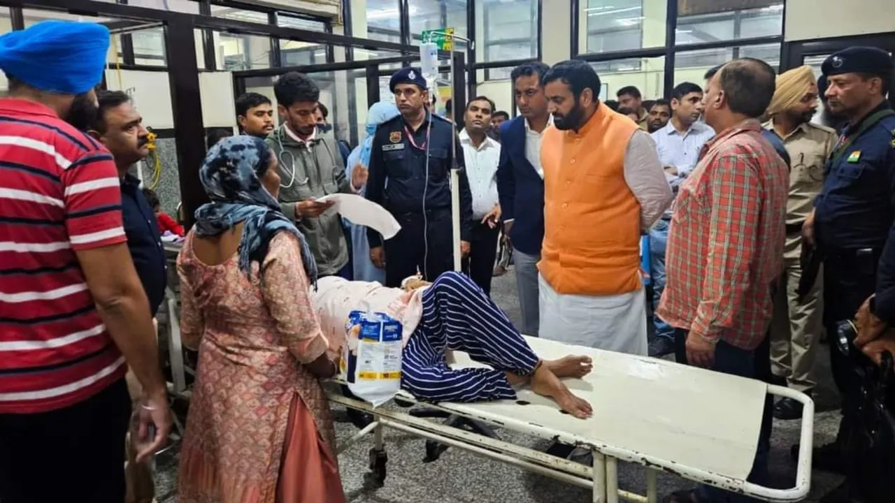 Nayab Singh Saini Panchkula Hosiptal