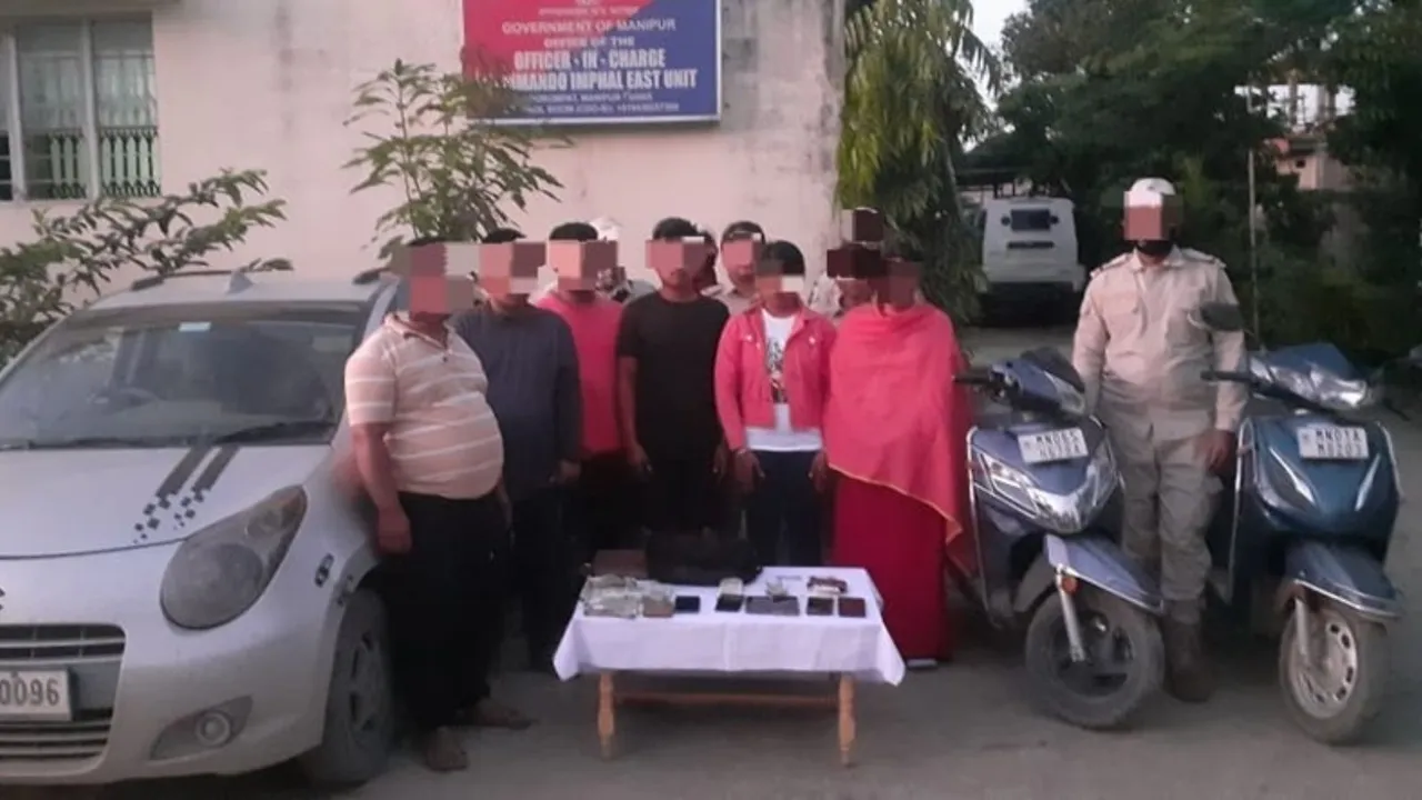 Manipur police Militants Arrest