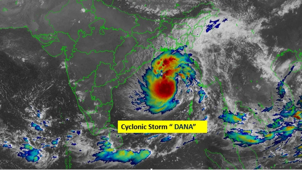Cyclone Dana Bay of Bengal Depression Odisha Cyclone