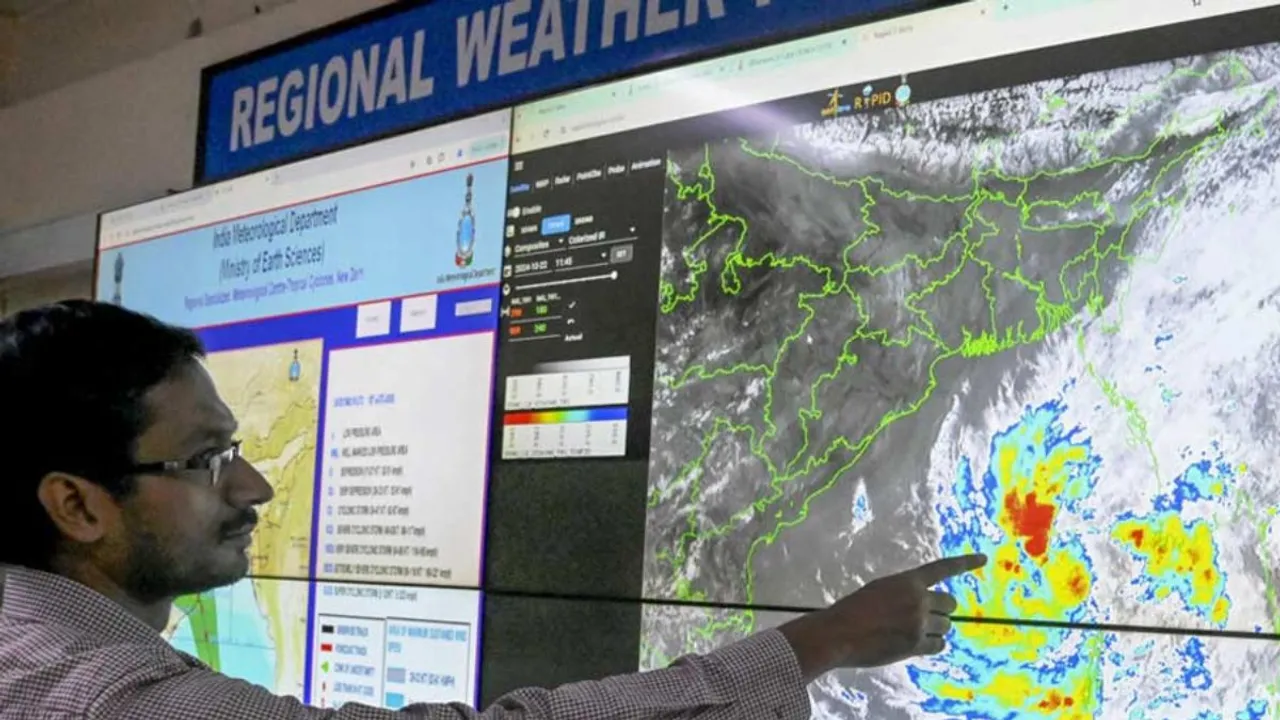 Cyclone 'Dana' forms over Bay of Bengal
