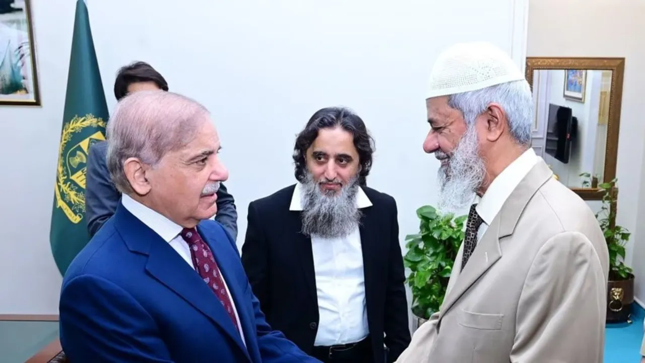 Zakir Naik Shehbaz Sharif