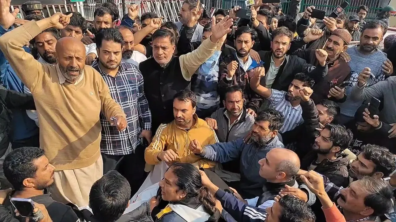 Engineer Rashid Protest