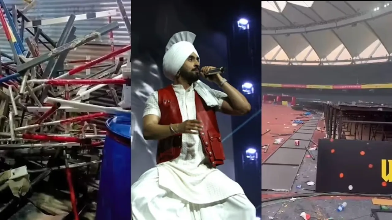 Diljit Dosanjh Jawaharlal Nehru stadium New Delhi