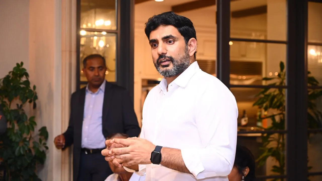 Andhra Pradesh minister Nara Lokesh (File image)