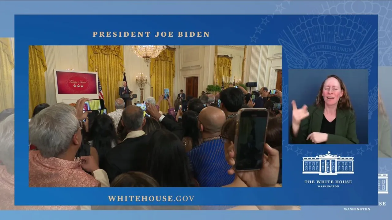 US President Joe Biden hosted a Diwali celebration at the White House