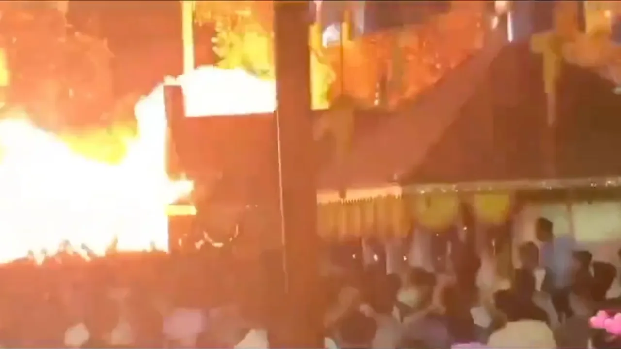 Neeleswaram temple fire