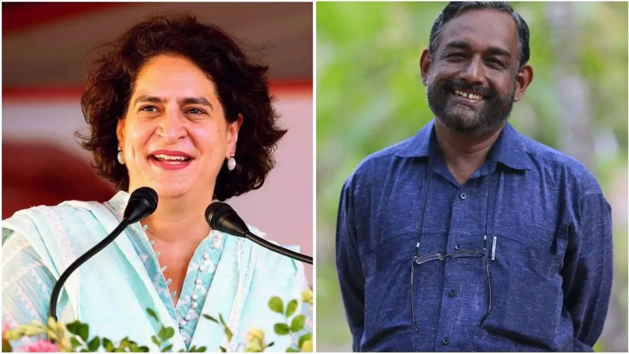 Priyanka Gandhi Sathyan Mokeri
