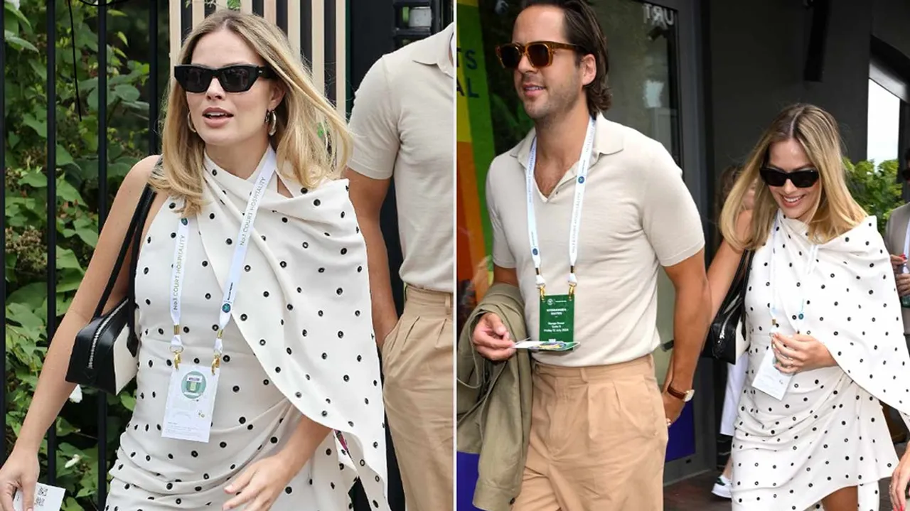 Margot Robbie and Tom Ackerley 