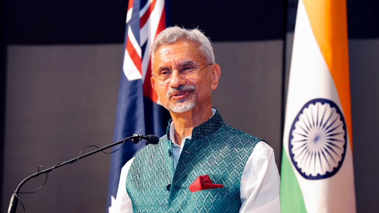 S. Jaishankar during an interaction with members of the Indian community, in Brisbane, Australia. 