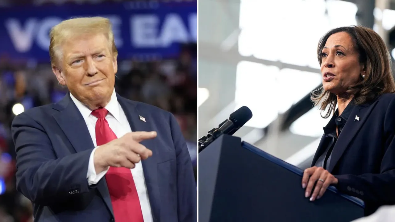 Donald Trump Kamala Harris