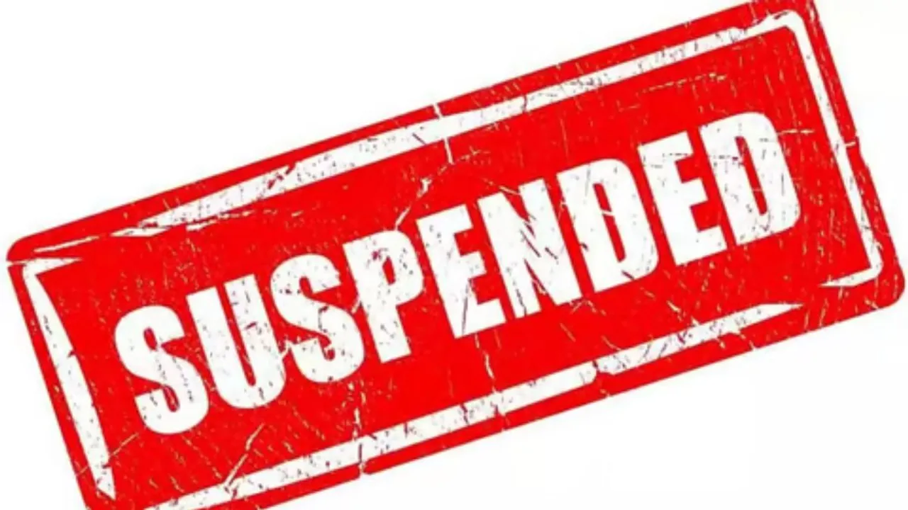 suspended