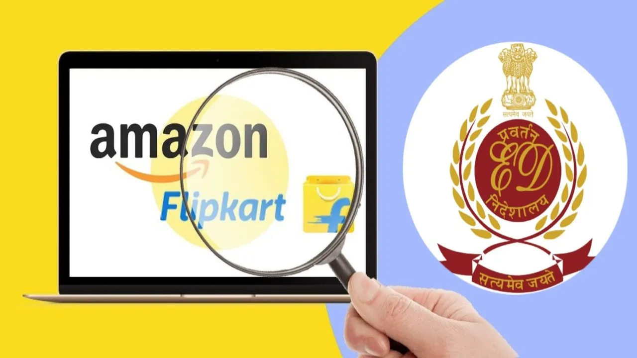 Flipkart Amazon ED Raids