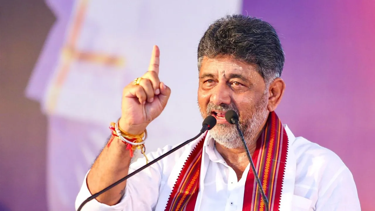 Karnataka Deputy Chief Minister D K Shivakumar (File image)