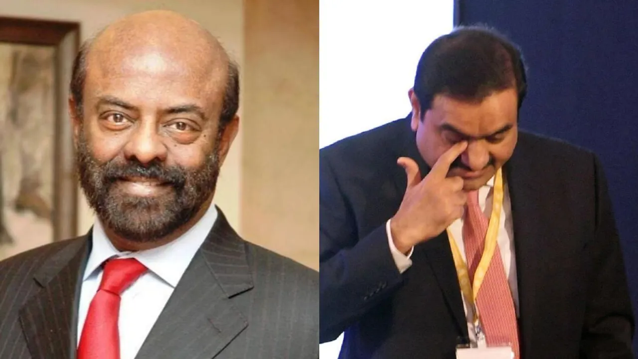 Shiv Nadar and Gautam Adani