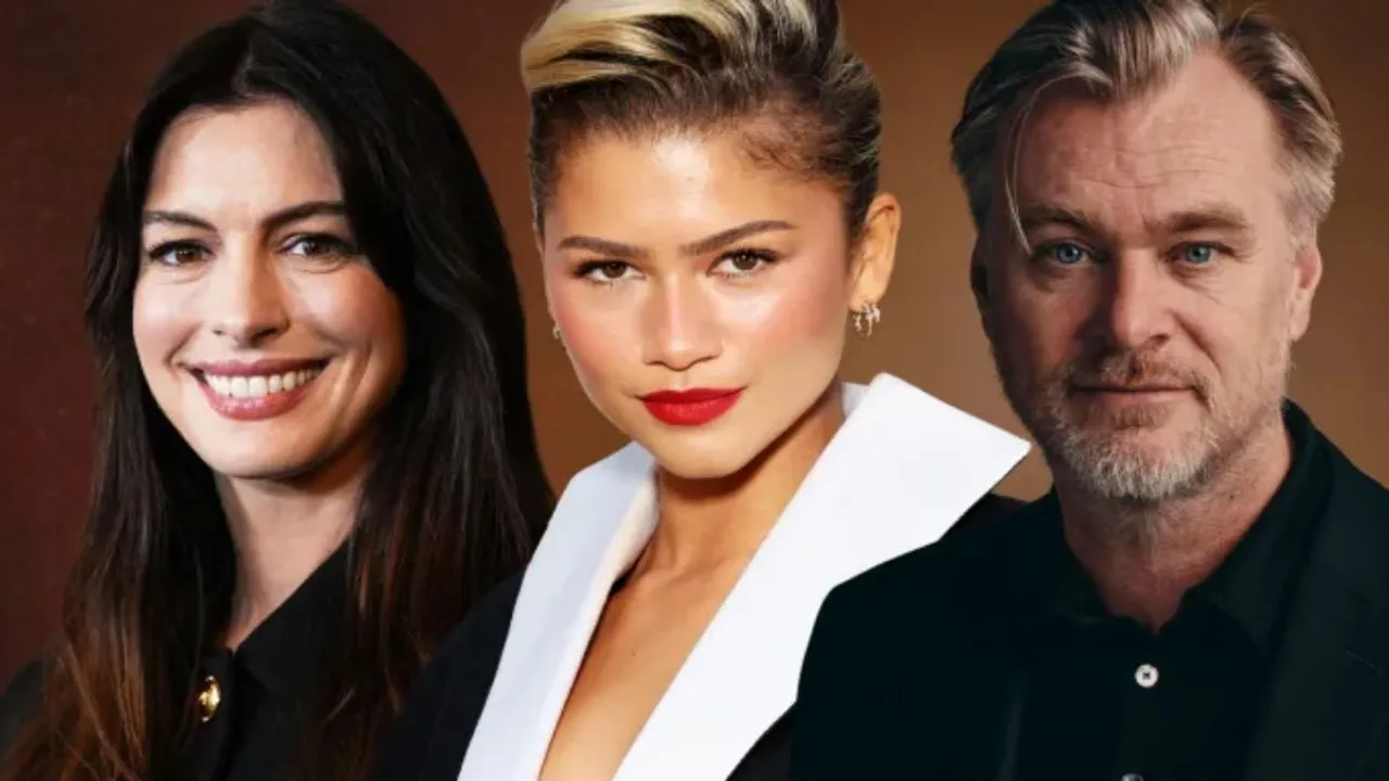 Zendaya. Anne Hathaway and Christopher Nolan (File image)