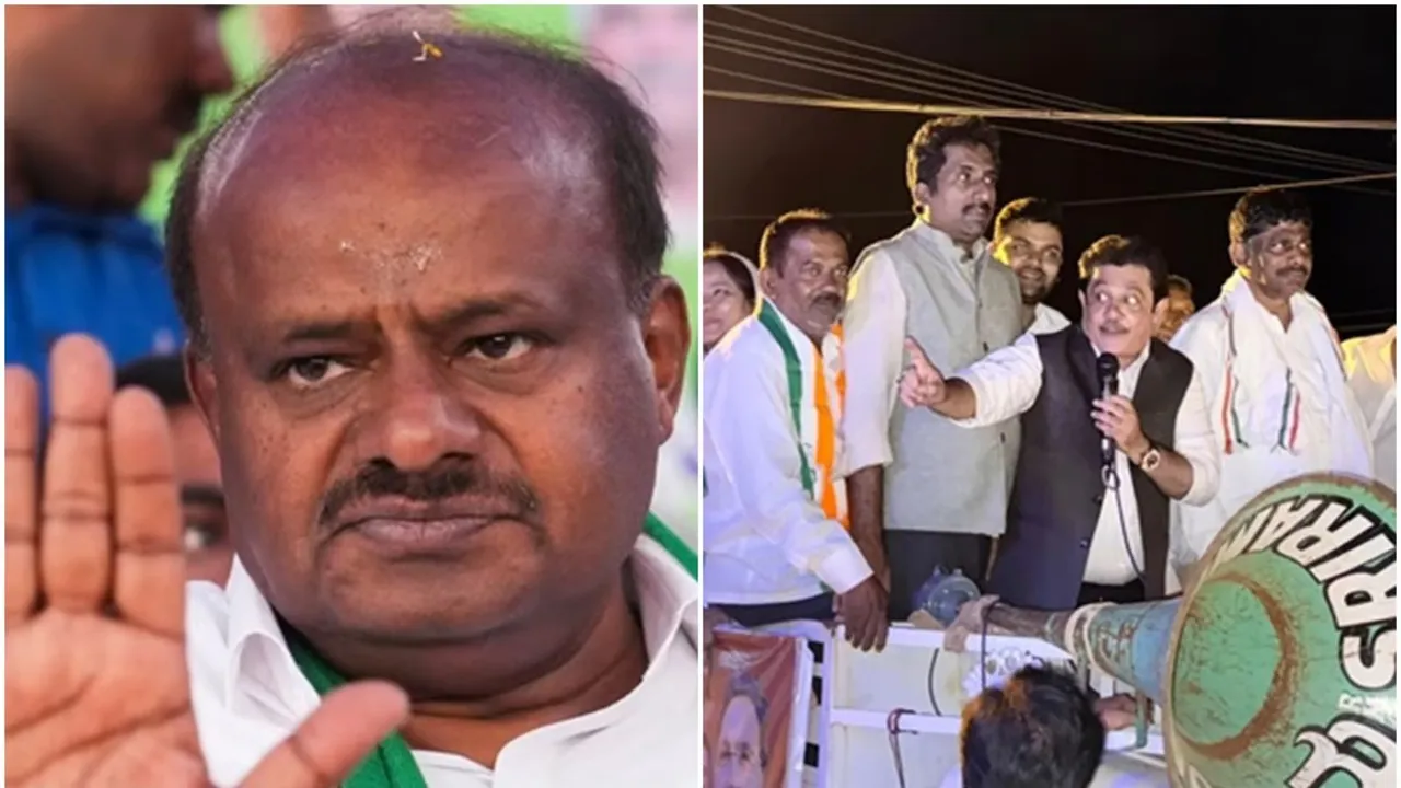 H D Kumaraswamy Zameer Ahmed