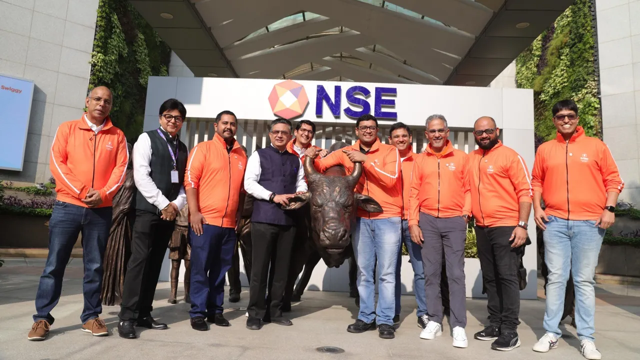 Swiggy got listed on NSE today
