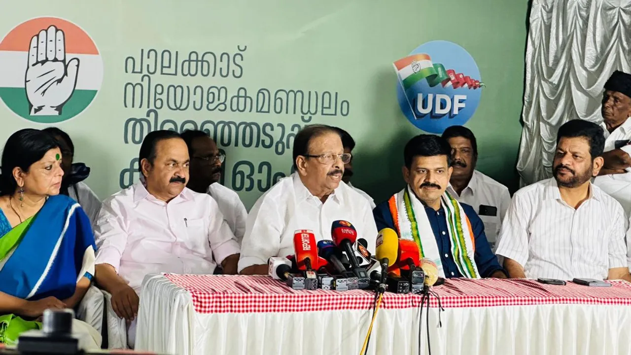 Kerala BJP leader Sandeep Varier joins Congress