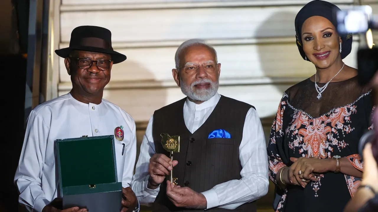Narendra Modi in Nigeria