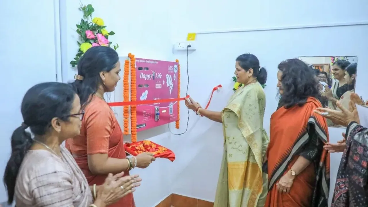 Sanitary napkin vending machine